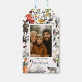 12 Tage Weihnachtsfoto Geschenkanhänger (Vorderseite)