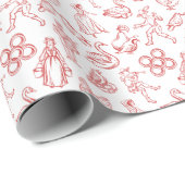 12 Tage Weihnachtslied Geschenkpapier (Rolleneckpunkt)