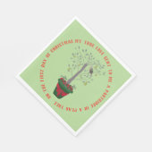 12 Tage Weihnachtspartridge in einem Birnenbaum Serviette (Ecke)