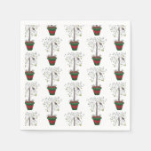 12 Tage Weihnachtspartridge in einem Birnenbaum Serviette (Vorderseite)