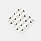 12 Tage Weihnachtspartridge in einem Birnenbaum Serviette (Ecke)