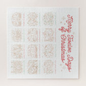 12 Tage Weihnachtspuzzle 20x20 Puzzle (Horizontal)