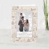 12 Tage Weihnachtstoiles geflochtenes Foto Karte (Vorderseite)