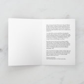 12 Tage Weihnachtstoiles geflochtenes Foto Karte (Innenseite)