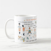 12 Tage Weihnachtsurlaub Traditionelle Klassik Kaffeetasse (Links)