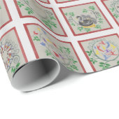 12 Tage Weihnachtswrapping Paper Geschenkpapier (Rolleneckpunkt)