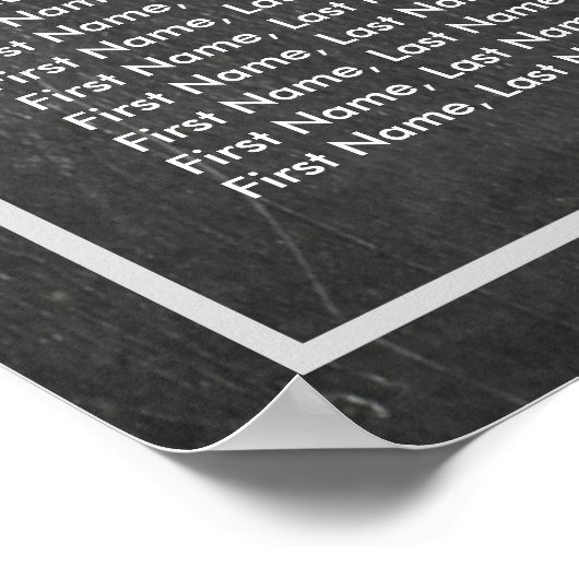 12 Tische Seatekarte Tafel Blumenrahmen Poster (Ecke)