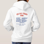 12 U alles Stern-Shirt Hoodie (Rückseite)