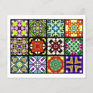 12 verschiedene Teebeutel-Kacheln - Origami Falten Flyer