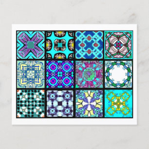 12 verschiedene Teebeutel - Origami-Falten Flyer