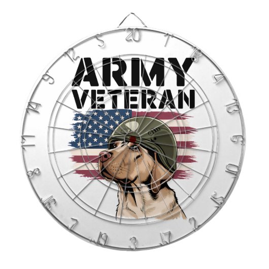 #12 Veteranen-Dart-Scheibe Dartscheibe (vorne)