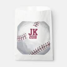 12 von 12 Baseball Custom Favor Bag