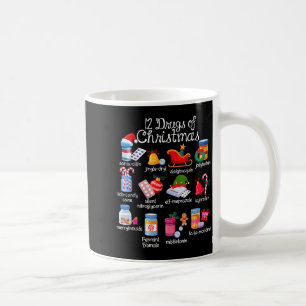 12 Weihnachtsdrogen Apotheker Techniker Pharma Kaffeetasse