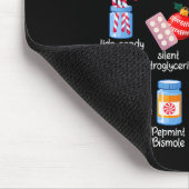 12 Weihnachtsdrogen Apotheker Techniker Pharma Mousepad (Ecke)
