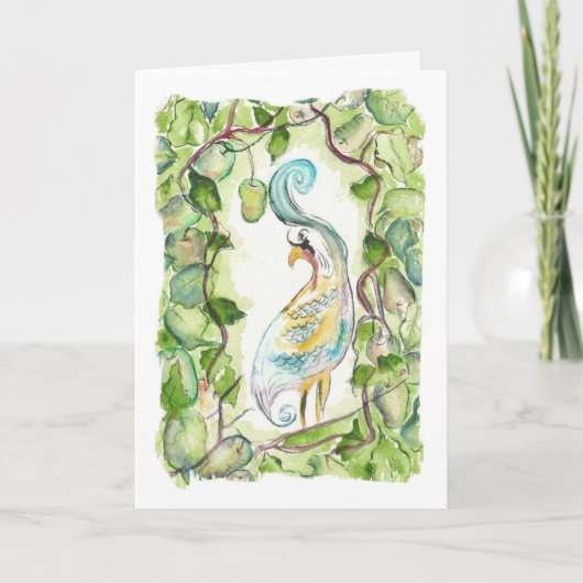 12 Weihnachtstage Feiertagskarte (Vorderseite)