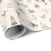 12 Weihnachtstage Geschenkpapier (Rolleneckpunkt)