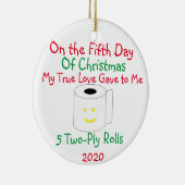 12 Weihnachtstage Keramik Ornament (Rechts)