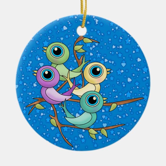 12 Weihnachtstage Keramik Ornament (Vorne)