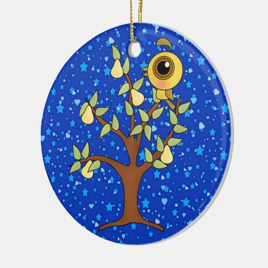 12 Weihnachtstage Keramik Ornament (Links)