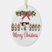 12 Weihnachtstage Keramik Ornament (Rechts)