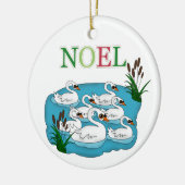 12 Weihnachtstage Keramikornament (Links)