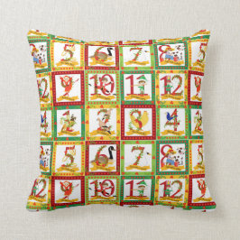 12 Weihnachtstage Kissen