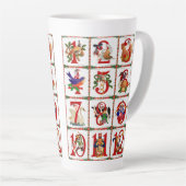 12 Weihnachtstage Latte Tasse (Rechte Ecke)