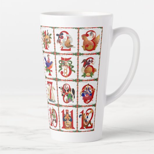 12 Weihnachtstage Latte Tasse (Rechts)