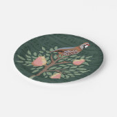 12 Weihnachtstage Pappteller (Schrägansicht)