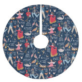 12 Weihnachtstage Polyester Weihnachtsbaumdecke (Vorderseite)