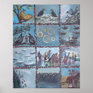 12 Weihnachtstage Poster