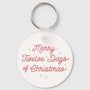 12 Weihnachtstage Schlüsselanhänger