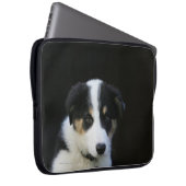 12 Wochen-alter Border-Collie-Welpe Laptopschutzhülle (Vorne Rechts)