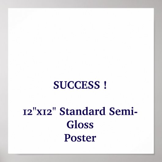12"x12" Standardposter halbmatt Poster (Vorne)