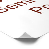 12"x18" Standard-Halbmattposter Poster (Ecke)