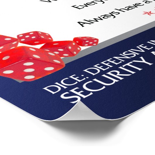12"x36" DICE Principles Poster (Ecke)