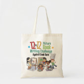 12 x 12 gegen Buchverbote Cremezeichen-Tasche Tragetasche (Vorne)