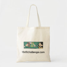 12 x 12 Maler Girl Tote Bag