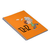 12 x 12 Spiral-Notebookpapier Kid Orange Notizblock (Rechte Seite)