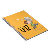 12 x 12 Spiral Paper Kid Notebook gelb Notizblock (Rechte Seite)