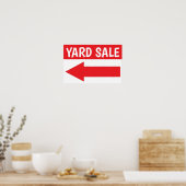 12" x 18" Gard Links Arrow Paper Poster (Küche)