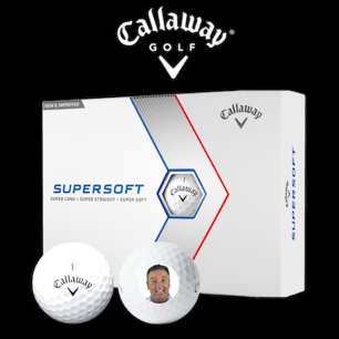 12 x Callaway Supersoft Custom Foto Golfbälle