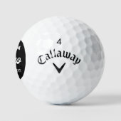 12 x Callaway Supersoft Custom Logo Golf Balls Golfball (Logo)