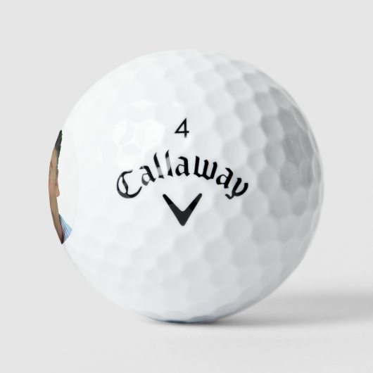 12 x Callaway Supersoft Custom Photo Golf Balls Golfball (Logo)