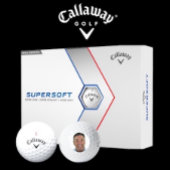 12 x Callaway Supersoft Custom Photo Golf Balls Golfball