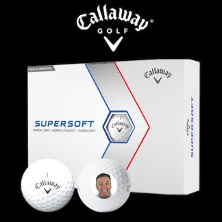 12 x Callaway Supersoft Custom Photo Golf Balls Golfball