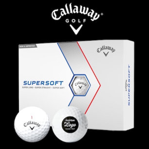 12 x Callaway Supersoft Golfbälle mit individuelle