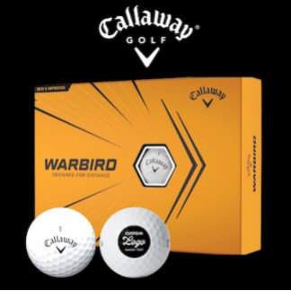 12 x Callaway Warbird Custom Logo Golf Balls Golfball