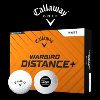 12 x Callaway Warbird Custom Logo Golfbälle