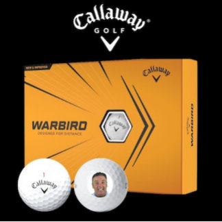 12 x Callaway Warbird Custom Photo Golf Balls Golfball